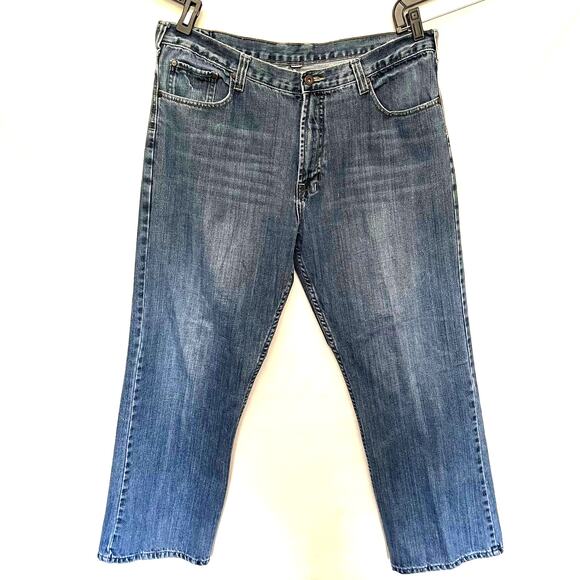 FLYPAPER Straight Leg Mens Jeans Size 38x30 Embroidered Pocket Western Y2K Loose - Picture 14 of 14